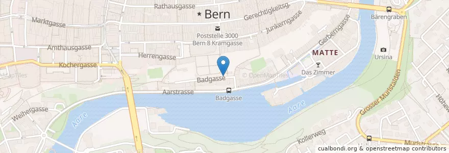Mapa de ubicacion de Mattelift en Suíça, Berna, Verwaltungsregion Bern-Mittelland, Verwaltungskreis Bern-Mittelland, Bern.
