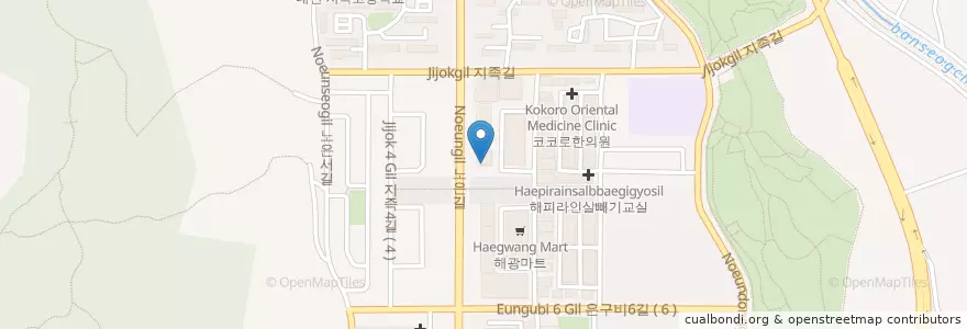 Mapa de ubicacion de 연합내과 en 대한민국, 대전, 유성구, 노은동.