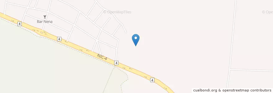 Mapa de ubicacion de IGLESIA KM 21 en Nicaragua, Masaya, Nindirí (Municipio).