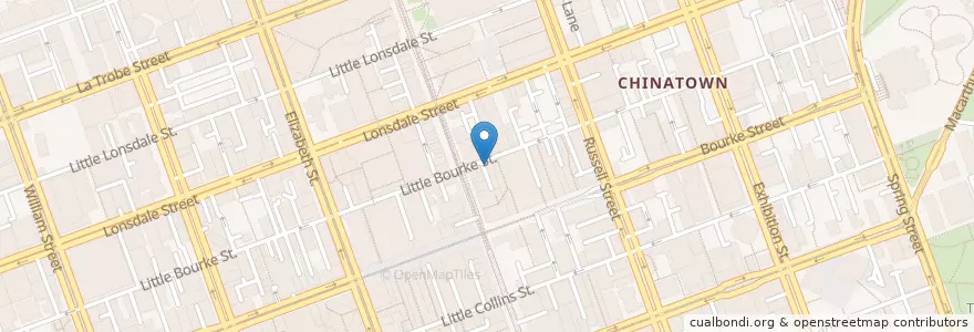 Mapa de ubicacion de Citibank en Australia, Victoria, City Of Melbourne.