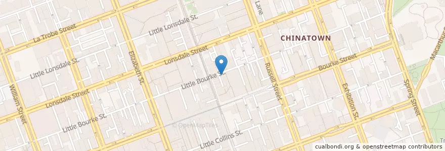 Mapa de ubicacion de Dae Jang Geum en Austrália, Victoria, City Of Melbourne.