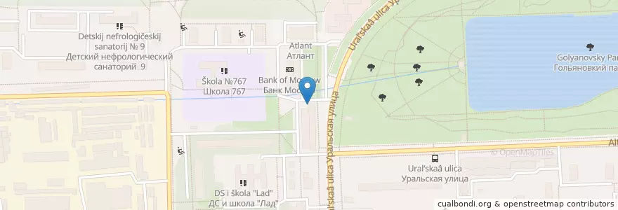 Mapa de ubicacion de Норма en Россия, Центральный Федеральный Округ, Москва, Восточный Административный Округ, Район Гольяново.