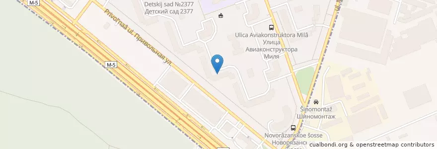 Mapa de ubicacion de Эгида-Стом en Rusya Federasyonu, Центральный Федеральный Округ, Москва, Юго-Восточный Административный Округ.