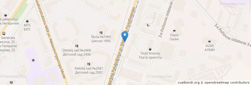 Mapa de ubicacion de Loft Doner en 俄罗斯/俄羅斯, Центральный Федеральный Округ, 莫斯科州, Городской Округ Люберцы.