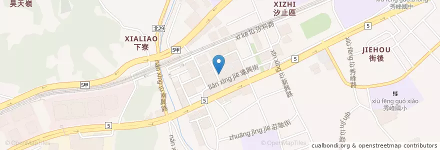 Mapa de ubicacion de 陽明牙醫診所 en تايوان, تايبيه الجديدة, 汐止區.