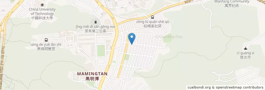 Mapa de ubicacion de 家家幼兒園 en 臺灣, 新北市, 臺北市, 文山區.