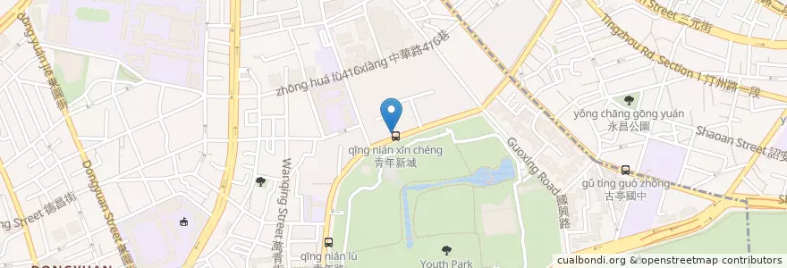 Mapa de ubicacion de 摩斯漢堡 en Taiwan, Nuova Taipei, Taipei, Distretto Di Wanhua.