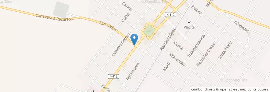 Mapa de ubicacion de Farmacia en 쿠바, Cienfuegos, Palmira.