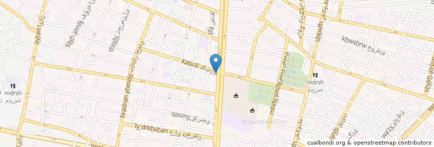 Mapa de ubicacion de داروخانه شبانه روزی دکتر باشتنی en Иран, Тегеран, شهرستان تهران, Тегеран, بخش مرکزی شهرستان تهران.