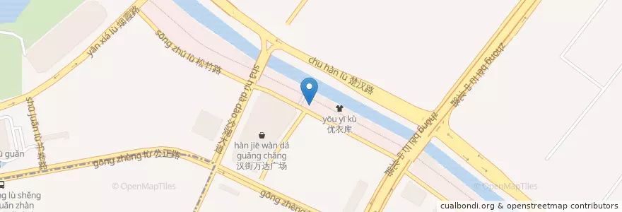 Mapa de ubicacion de Lady Seven Cafe en چین, هوبئی, ووهان, 武昌区, 水果湖街道.