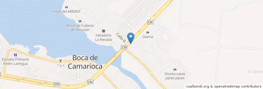 Mapa de ubicacion de Café Movil en Küba, Matanzas, Cárdenas.