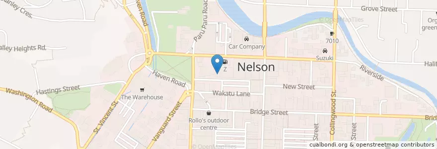 Mapa de ubicacion de Craft Beer Depot en 뉴질랜드, Nelson.