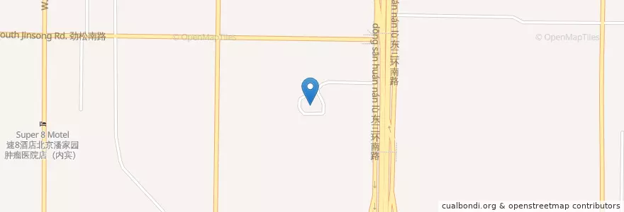 Mapa de ubicacion de 华泰饭店 en 中国, 北京市, 河北省, 朝阳区.