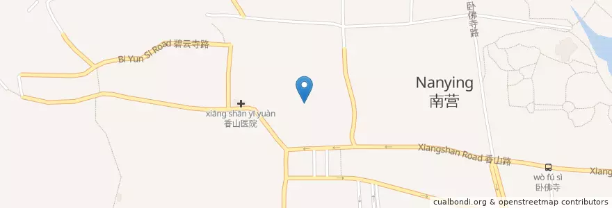 Mapa de ubicacion de 香山小天才幼儿园 en China, Peking, Hebei, 海淀区.