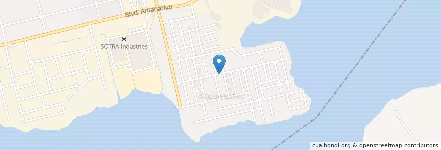 Mapa de ubicacion de Cyber cafe en Ivoorkust, Abidjan, Port-Bouët.