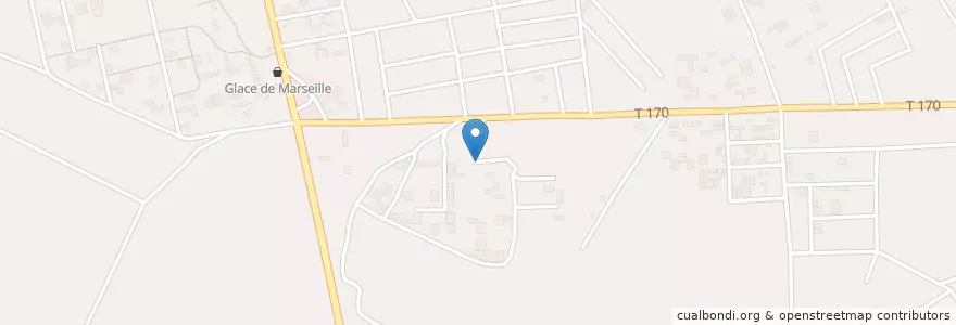 Mapa de ubicacion de Eglise des témoins de Jéhovah en コートジボワール, アビジャン, Abobo.