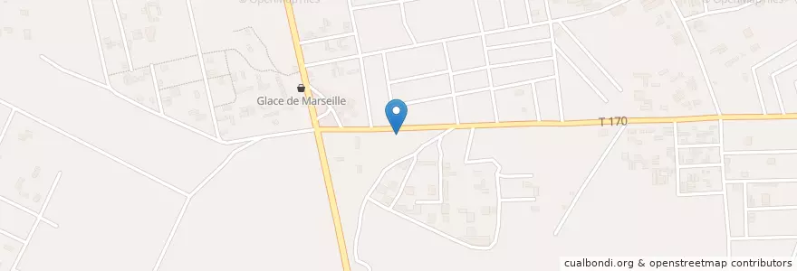 Mapa de ubicacion de Maquis Baoulekro en Costa D'Avorio, Abidjan, Abobo.