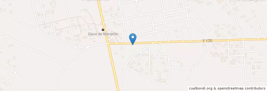 Mapa de ubicacion de Prélat bar en コートジボワール, アビジャン, Abobo.