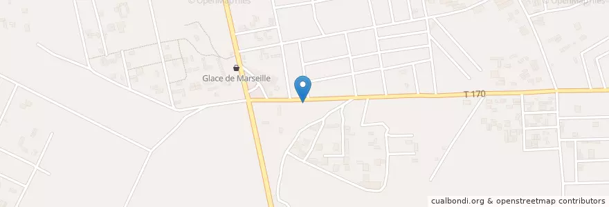 Mapa de ubicacion de Maquis prélat en Côte D’Ivoire, Abidjan, Abobo.