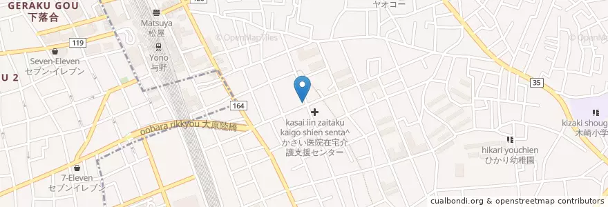 Mapa de ubicacion de あい薬局 en اليابان, 埼玉県, さいたま市, 浦和区.