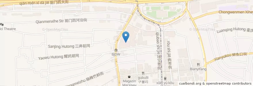 Mapa de ubicacion de Goode Hut Hunan Cuisine en Cina, Pechino, Hebei, 西城区.