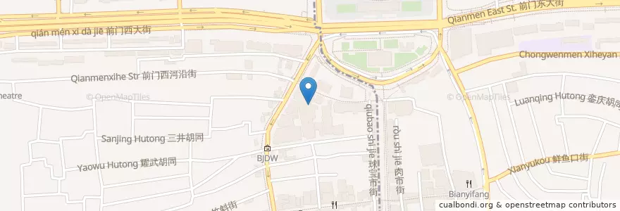 Mapa de ubicacion de Hong Kong Restaurant en Çin, Pekin, Hebei, 西城区.