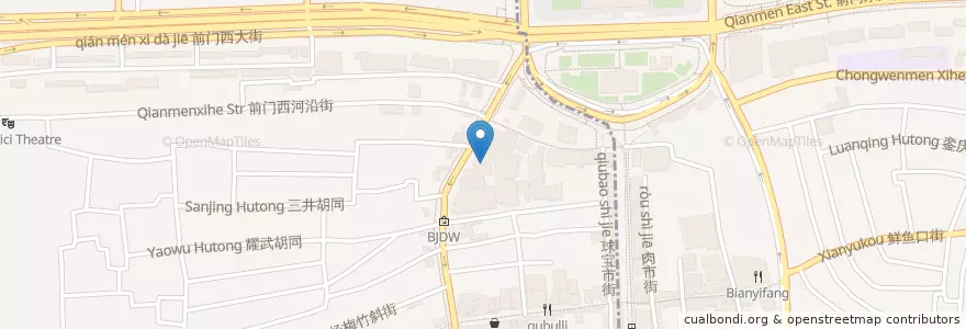 Mapa de ubicacion de Ms. Na en China, Pequim, Hebei, 西城区.