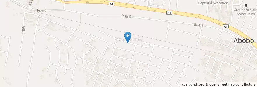 Mapa de ubicacion de Cyber en Кот-Д’Ивуар, Абиджан, Abobo.