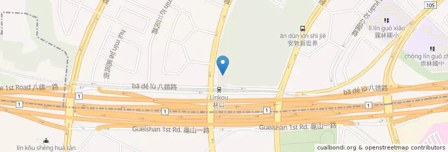 Mapa de ubicacion de 丸虎小館 en تایوان, 新北市, 桃園市.