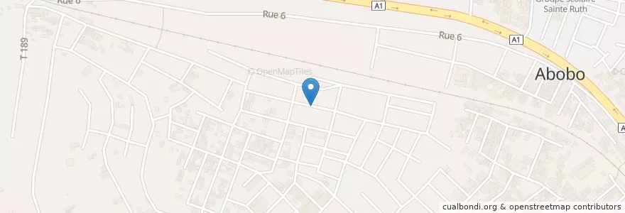 Mapa de ubicacion de Garbadrome en 코트디부아르, 아비장, Abobo.