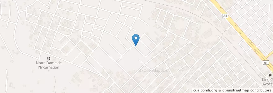 Mapa de ubicacion de Mosquée en ساحل العاج, أبيدجان, أبوبو.
