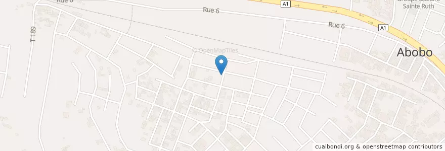 Mapa de ubicacion de Maquis en Elfenbeinküste, Abidjan, Abobo.