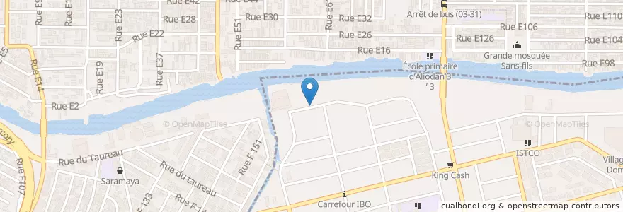 Mapa de ubicacion de Agence de Transfert en Costa D'Avorio, Abidjan, Marcory.