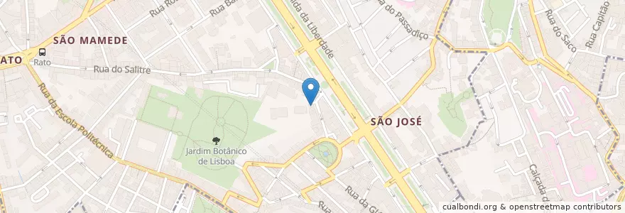 Mapa de ubicacion de Teatro Maria Victoria en Portugal, Metropolregion Lissabon, Lissabon, Großraum Lissabon, Lissabon, Santo António.