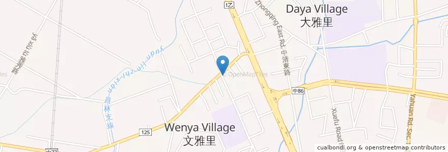 Mapa de ubicacion de 麥味登大雅旗艦店 en 臺灣, 臺中市, 大雅區.