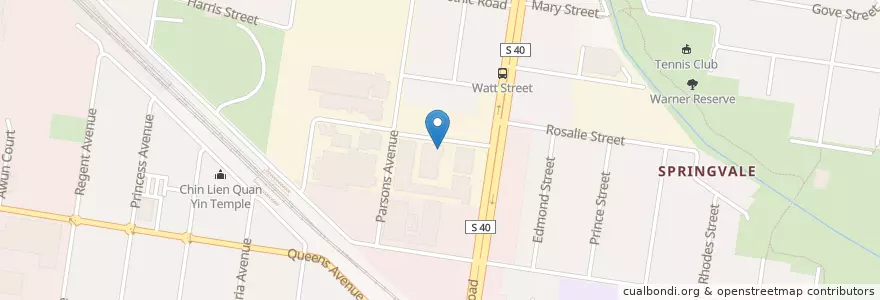 Mapa de ubicacion de Edu Kingdom College en أستراليا, ولاية فيكتوريا, City Of Greater Dandenong.