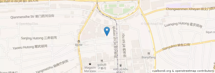 Mapa de ubicacion de Pinvita en China, Beijing, Hebei, Xicheng District, Dongcheng District.