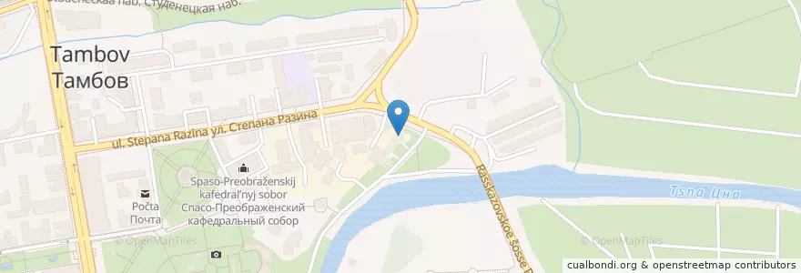 Mapa de ubicacion de Адмиралъ en Russia, Distretto Federale Centrale, Тамбовская Область, Тамбовский Район, Городской Округ Тамбов.