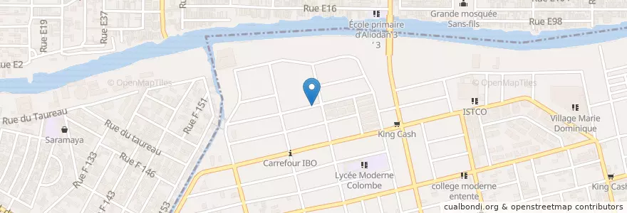Mapa de ubicacion de Mobile Money en ساحل عاج, آبیجان, Marcory.
