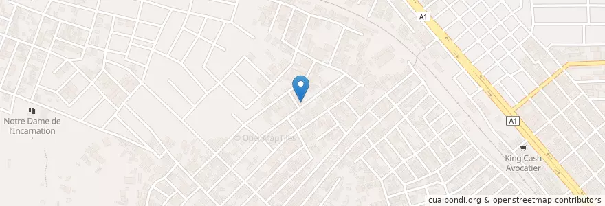 Mapa de ubicacion de Garbardrome en 코트디부아르, 아비장, Abobo.