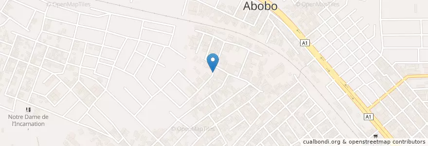 Mapa de ubicacion de Garbardrome en Кот-Д’Ивуар, Абиджан, Abobo.