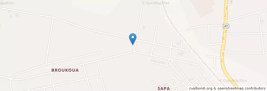 Mapa de ubicacion de Maquis en Fildişi Sahili, Abican, Abobo.