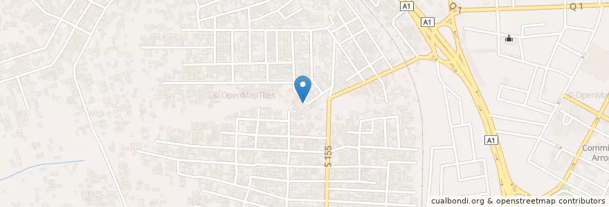 Mapa de ubicacion de Mosquée Haidara en コートジボワール, アビジャン, Abobo.