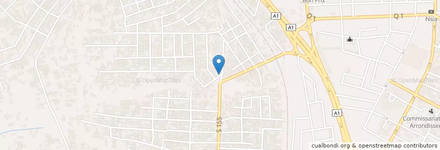 Mapa de ubicacion de Garbadrome en Costa De Marfil, Abiyán, Abobo.