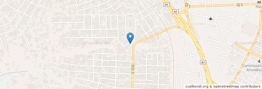 Mapa de ubicacion de Pharmacie Divine espérance en 科特迪瓦, 阿比让, Abobo.