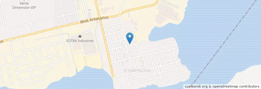 Mapa de ubicacion de Café Kesto en ساحل عاج, آبیجان, Port-Bouët.