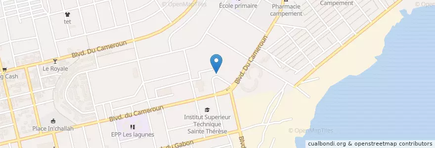 Mapa de ubicacion de Garbadrome en Côte D’Ivoire, Abidjan, Koumassi.