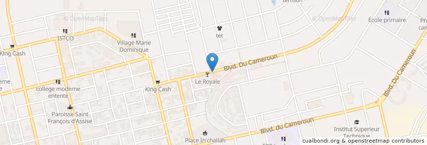 Mapa de ubicacion de NSIA Banque et Western Union en Costa D'Avorio, Abidjan, Koumassi.