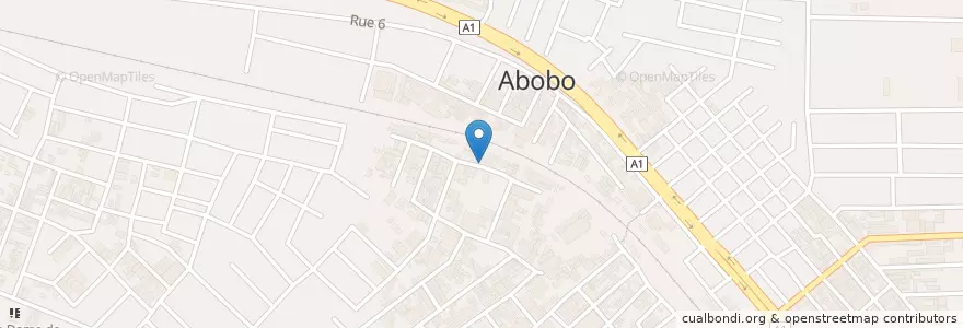 Mapa de ubicacion de Maquis plateforme en Costa Do Marfim, Abidjan, Abobo.