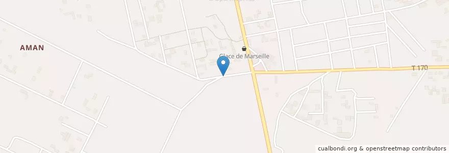 Mapa de ubicacion de Café Express en 科特迪瓦, 阿比让, Abobo.